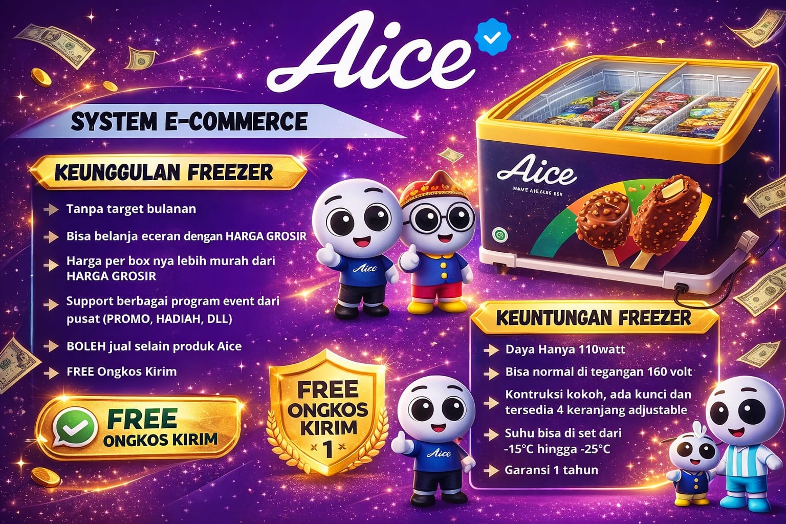 Keunggulan Freezer AICE E-Commerce